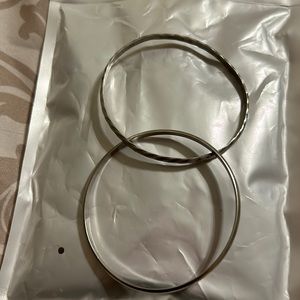 Joined Sterling silver bangle